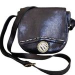 Chocolate Brown Leather Crossbody Bag by Linea Pelle Photo 0