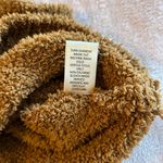 Hazel Moon brown fuzzy sleeveless sweater crop top size S Photo 6