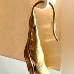 Tory Burch  Gold Sculptural Drop Earrings -Three Peas in a Pod, unique, giftable Photo 0