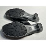 Timberland  Sandals‎ Women's Size 10M Black Strap Leather Slip On Heel (87318) Photo 4