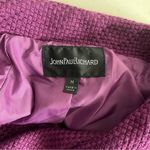 JOHN PAUL RICHARD Purple Basket Weave Fabric Coat Big Buttons Womens Size Medium Photo 6