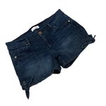 Loft Ann Taylor  Dark Blue Jean Short w/ Tie Sides, Sz 4/27 Photo 3