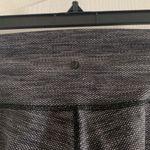 Lululemon Women’s 4 Wunder Under Heathered Navy Blue White Coco Pique High Rise 7/8 Leggings Photo 5