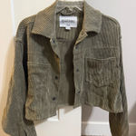Green corduroy jacket Photo 0