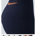 Halara NWT  Navy Blue athletic Sleeveless Dress. Easy peasy. Pocket size S Photo 2