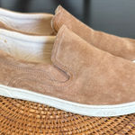 UGG  tan Suede Slip-On Loafers Photo 0