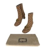 Gucci Victoire GG-Canvas Ankle Boots Photo 3