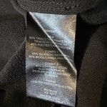 Tibi  Black Layer Blouse W Sheer  Long Sleeves Button Back  Silk Top Wool Size 4 Photo 9