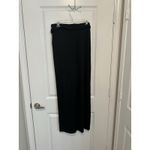 Calvin Klein Black Wide Leg Belt Tie Waist Dress Pants Size M Work Office Career Photo 1