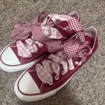 Converse Gingham red low Photo 4