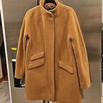 J.Crew ππ Cocoon Coat in Italian Stadium-Cloth Wool Blend ~ Heather Acorn 10 Photo 7