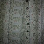 R & M Richards  - Karen Kwong 14 Short Sleeved Tunic Top Plus in Olive White Photo 2