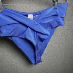 Aerie Large High Cut Cheeky Swim Bikini Bottom Blue Summer NWT Bathing Suit Photo 8