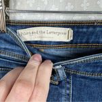 Anthropologie  Pilcro Dark Wash Minimalist High Rise Bootcut Jeans‎ Photo 2