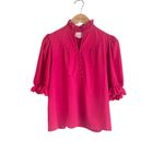 Tuckernuck  POMANDER PLACE Selena Blouse Raspberry Photo 3