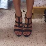 Eva & Zoe Black Chunky Heels Photo 1