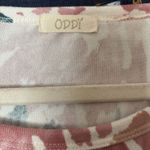 Oddi Top Womens 1XL Multicolor Tie Dye Boho Print Stretch Balloon Sleeves Blouse Photo 6