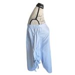 Tibi  Blouse Sz 0 Off Shoulder Bohemian Boho Pastel Feminine Romantic Cottage Photo 2