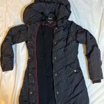 Steve Madden Women's Long Chevron Puffer
Jacket Winter with Hood Photo 0