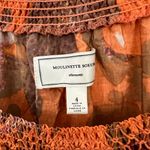 Anthropologie  Moulinette Souers Cara Cara Silk Floral Dress Size 4 Photo 6