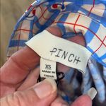 Avara Pinch Sommer Dress Midi Cherry Print Puff Sleeve Cotton New Blue Size XS Photo 10