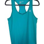 Adidas  Sea Green Lightweight Tech Fit Climacool Racerback Athletic Tank Top Sz L Photo 0