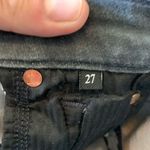 7 For All Mankind Bl(air) black 27 ankle skinny normcore jeans Photo 2