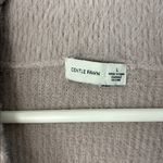 Gentle Fawn Abby Collared Pull Over V-Neck Sweater in Soft Pink, Pearl Sz Large Photo 9