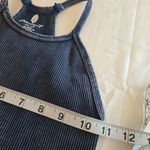 Free People  Happiness Runs Long Crop blue Tank top size XS Photo 10