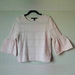 White House | Black Market Ribbed Bell
Sleeve Scoop Neck Sweater Top Sz S Photo 2