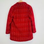 Koch “Annie” blazer jacket in Cherry. Wool blend in classic tweed.. Size small Photo 3
