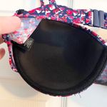 F&F Floral Ruffle Trim Bikini Top Padded Swimwear Beach Summer Resortwear 34B Blue Size M Photo 6