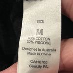 Seafolly  Beach Cover Up Womens Medium Black Gauzy Swim Oversized Top Photo 3