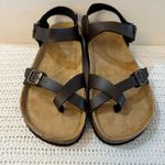 New. Women's Brown Sandals – Breathable Thong Design with Cork Footbed Size 10 Photo 4