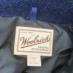 Woolrich Jacket L Vintage Sherpa Fleece Full Zip Navy Blue Cinched Waist Photo 12