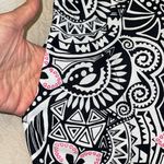 Southwind Apparel Womens Tribal Collared Active Avalon Dress Black White Medium Photo 4