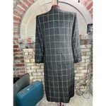 suit plaid black gold boxy 1980s Size 12 Photo 6