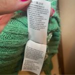American Eagle  Fair Isle Snowdrift Sweater Green Women's Size Small Photo 5