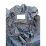 Malouf of Dallas Blouse Womens Long‎ Sleeve Black Dotted Ruffle Collar Top M Size M Photo 1