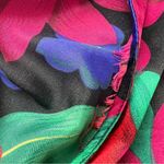 Barbizon‎ Bright Mini Dress V Neck Lightweight Flutter Sleeves Fits Large Blue Photo 6