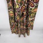 Earthbound Trading High Low Dress Womens Medium Green Paisley Hippie Boho Photo 2