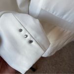 Forever 21 | White Sheer Panel Blazer Jacket Sz L Photo 4