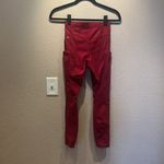 Fabletics  Women’s Crimson Red Leggings with pockets, size XS Photo 6