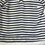 ZARA  Navy and White Stripe 3/4 Sleeve Blouse Photo 2