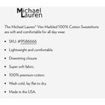 Michael Lauren  Sweatshorts Women's XS Vito Blue Marble Shorts $88.00 Photo 3