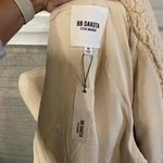 BB Dakota NWT Womens Cream Faux Fur Sherpa Open Front Vest Size Medium Photo 2