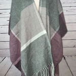 Woolrich NWT Shawl Sweater Lagenlook ONE SIZE Poncho Fringed Oversized Cardigan Photo 0