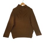 Les Copains Brown Turtleneck Sweater Wool Italy Classic Heavy Old Money Sz 48(L) Size L Photo 0