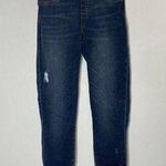 Spanx Dark Wash Distressed Pull On Jeggings Skinny Jeans Size Small Photo 0