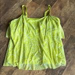 Lands' End Lands’ End Chlorine Resistant Mesh Scoop Neck Tiered Tankini Top Photo 6